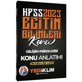 Yediiklim Yayınları 2023 KPSS Eğitim Bilimleri Gelişim Psikolojisi Konu Anlatımı