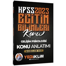 Yediiklim Yayınları 2023 KPSS Eğitim Bilimleri Gelişim Psikolojisi Konu Anlatımı