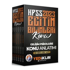 Yediiklim Yayınları 2023 KPSS Eğitim Bilimleri Konu Anlatımlı Modüler Set