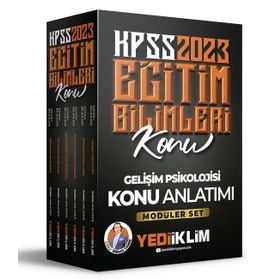 Yediiklim Yayınları 2023 KPSS Eğitim Bilimleri Konu Anlatımlı Modüler Set