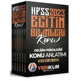 Yediiklim Yayınları 2023 KPSS Eğitim Bilimleri Konu Anlatımlı Modüler Set