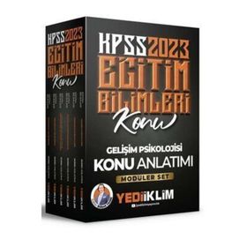 Yediiklim Yayınları 2023 KPSS Eğitim Bilimleri Konu Anlatımlı Modüler Set