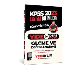 Yediiklim Yayınları 2023 KPSS Eğitim Bilimleri Ölçme ve Değerlendirme Video Ders Notu