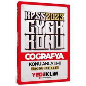 Yediiklim Yayınları 2023 KPSS Genel Kültür Coğrafya Konu Anlatımı