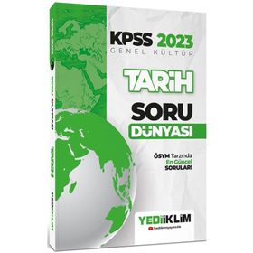 Yediiklim Yayınları 2023 KPSS Genel Kültür Tarih Soru Dünyası