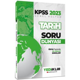 Yediiklim Yayınları 2023 KPSS Genel Kültür Tarih Soru Dünyası