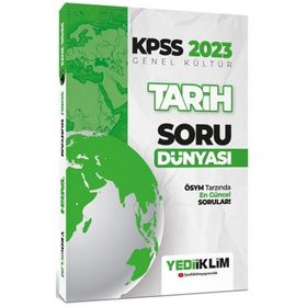 Yediiklim Yayınları 2023 KPSS Genel Kültür Tarih Soru Dünyası