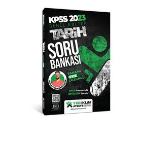 Yediiklim Yayınları 2023 KPSS Genel Kültür Tarih Tamamı Çözümlü Soru Bankası