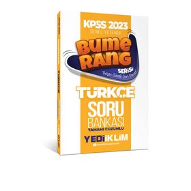 Yediiklim Yayınları 2023 KPSS Genel Yetenek Bumerang Türkçe Tamamı Çözümlü Soru Bankası