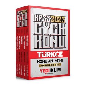 Yediiklim Yayınları 2023 KPSS Genel Yetenek Genel Kültür Konu Anlatımlı Modüler Set