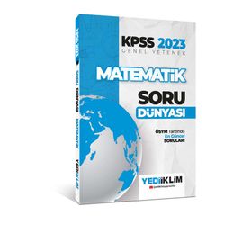 Yediiklim Yayınları 2023 KPSS Genel Yetenek Matematik Soru Dünyası