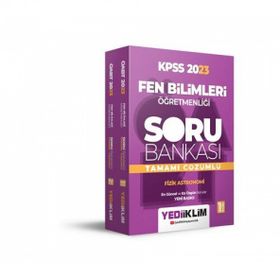 Yediiklim Yayınları 2023 ÖABT Fen Bilimleri Öğretmenliği Tamamı Çözümlü Soru Bankası Seti 2 Cilt
