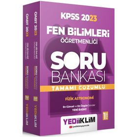 Yediiklim Yayınları 2023 ÖABT Fen Bilimleri Öğretmenliği Tamamı Çözümlü Soru Bankası Seti 2 Cilt