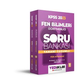 Yediiklim Yayınları 2023 ÖABT Fen Bilimleri Öğretmenliği Tamamı Çözümlü Soru Bankası Seti 2 Cilt