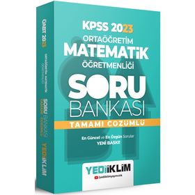 Yediiklim Yayınları 2023 ÖABT Ortaöğretim Matematik Öğretmenliği Tamamı Çözümlü Soru Bankası