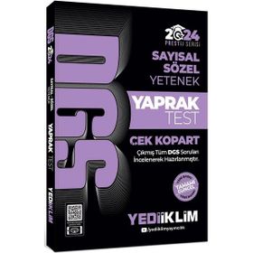 Yediiklim Yayınları - 2024 Ales Sayısal Sözel Yetenek Çek Kopart Yaprak Test