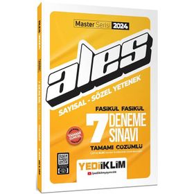 Yediiklim Yayınları 2024 ALES Sayısal Sözel Yetenek Fasikül Fasikül Tamamı Çözümlü 7 Deneme