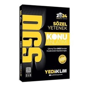 Yediiklim Yayınları - 2024 DGS Sözel Yetenek Konu Anlatımı