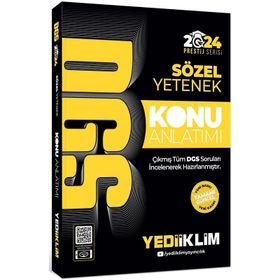 Yediiklim Yayınları - 2024 DGS Sözel Yetenek Konu Anlatımı