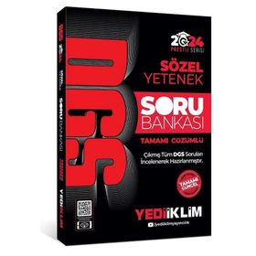 Yediiklim Yayınları 2024 DGS Sözel Yetenek Tamamı Çözümlü Soru Bankası