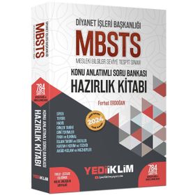 Yediiklim Yayınları 2024 Diyanet İşleri Başkanlığı MBSTS Konu Anlatımlı Soru Bankası Hazırlık Kitabı