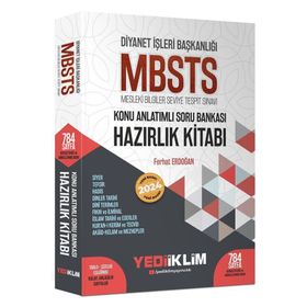 Yediiklim Yayınları 2024 Diyanet İşleri Başkanlığı MBSTS Konu Anlatımlı Soru Bankası Hazırlık Kitabı