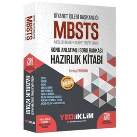 Yediiklim Yayınları 2024 Diyanet İşleri Başkanlığı MBSTS Konu Anlatımlı Soru Bankası Hazırlık Kitabı