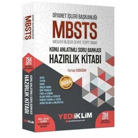 Yediiklim Yayınları 2024 Diyanet İşleri Başkanlığı MBSTS Konu Anlatımlı Soru Bankası Hazırlık Kitabı