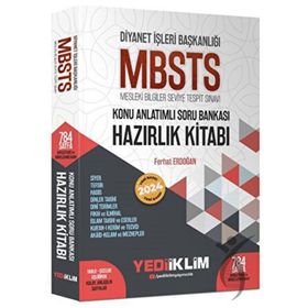 Yediiklim Yayınları 2024 Diyanet İşleri Başkanlığı MBSTS Konu Anlatımlı Soru Bankası Hazırlık Kitabı