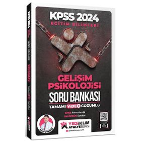 Yediiklim Yayınları 2024 Eğitim Bilimleri Atölye Serisi Gelişim Psikolojisi Tamamı Video Çözümlü Soru Bankası