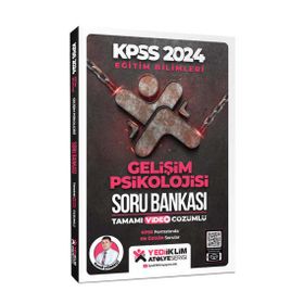 Yediiklim Yayınları 2024 Eğitim Bilimleri Atölye Serisi Gelişim Psikolojisi Tamamı Video Çözümlü Soru Bankası