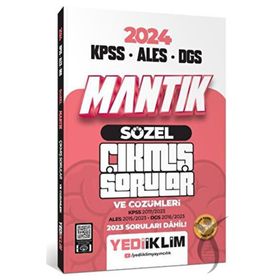 Yediiklim Yayınları - 2024 KPSS ALES DGS Sözel Mantık Tamamı Çözümlü Çıkmış Sorular