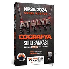 Yediiklim Yayınları 2024 Kpss Atölye Serisi Tamamı Video Çözümlü Coğrafya Soru Bankası