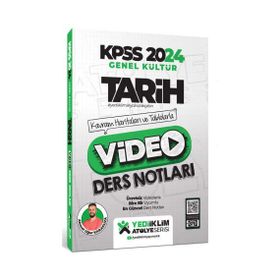 Yediiklim Yayınları 2024 Kpss Atölye Serisi Tarih Video Ders Notları
