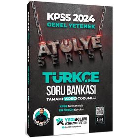 Yediiklim Yayınları 2024 Kpss Atölye Serisi Türkçe Tamamı Video Çözümlü Soru Bankası