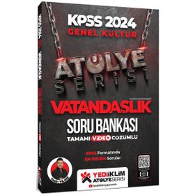 Yediiklim Yayınları 2024 Kpss Atölye Serisi Vatandaşlık Tamamı Video Çözümlü Soru Bankası