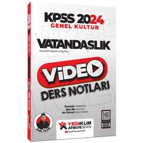 Yediiklim Yayınları - 2024 Kpss Atölye Serisi Vatandaşlık Video Ders Notları