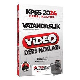 Yediiklim Yayınları - 2024 Kpss Atölye Serisi Vatandaşlık Video Ders Notları