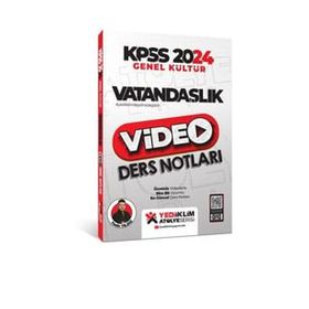 Yediiklim Yayınları - 2024 Kpss Atölye Serisi Vatandaşlık Video Ders Notları