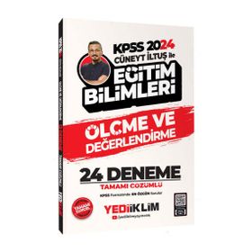Yediiklim Yayınları 2024 KPSS Cüneyt İLTUŞ Eğitim Bilimleri Ölçme ve Değerlendirme Tamamı Çözümlü 24 Deneme