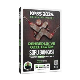 Yediiklim Yayınları 2024 KPSS Eğitim Bilimleri Atölye Serisi Rehberlik ve Özel Eğitim Tamamı Video Çözümlü Soru Bankası