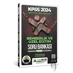 Yediiklim Yayınları 2024 KPSS Eğitim Bilimleri Atölye Serisi Rehberlik ve Özel Eğitim Tamamı Video Çözümlü Soru Bankası