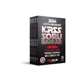 Yediiklim Yayınları 2024 KPSS Eğitim Bilimleri Tamamı Çözümlü Soru Bankası Modüler Set