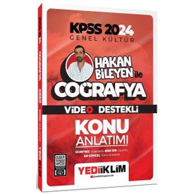 Yediiklim Yayınları - 2024 Kpss Hakan Bileyen ile Coğrafya Video Destekli Konu Anlatımı