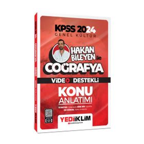 Yediiklim Yayınları - 2024 Kpss Hakan Bileyen ile Coğrafya Video Destekli Konu Anlatımı