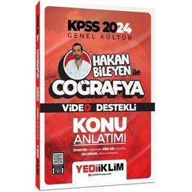 Yediiklim Yayınları - 2024 Kpss Hakan Bileyen ile Coğrafya Video Destekli Konu Anlatımı