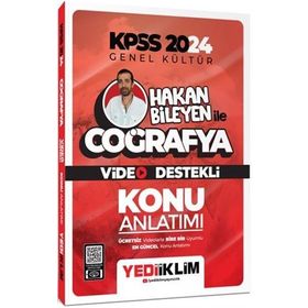 Yediiklim Yayınları - 2024 Kpss Hakan Bileyen ile Coğrafya Video Destekli Konu Anlatımı