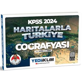Yediiklim Yayınları 2024 Kpss Haritalarla Türkiye Coğrafyası Hem Konu Hem Soru