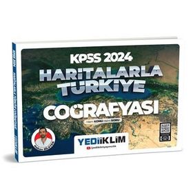 Yediiklim Yayınları 2024 Kpss Haritalarla Türkiye Coğrafyası Hem Konu Hem Soru