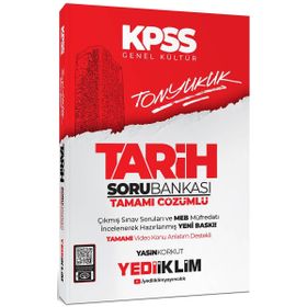 Yediiklim Yayınları 2024 Kpss Tonyukuk Tarih Tamamı Çözümlü Soru Bankası